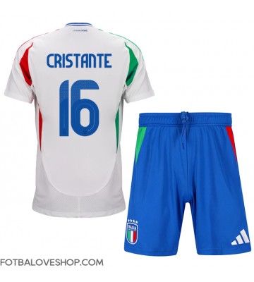 Itálie Bryan Cristante #16 Dětské Venkovní Dres ME 2024 Krátký Rukáv (+ trenýrky)